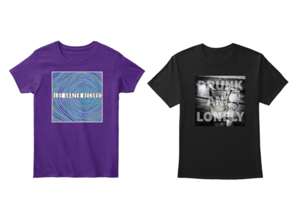 Blue Grazer Records merch is now available!